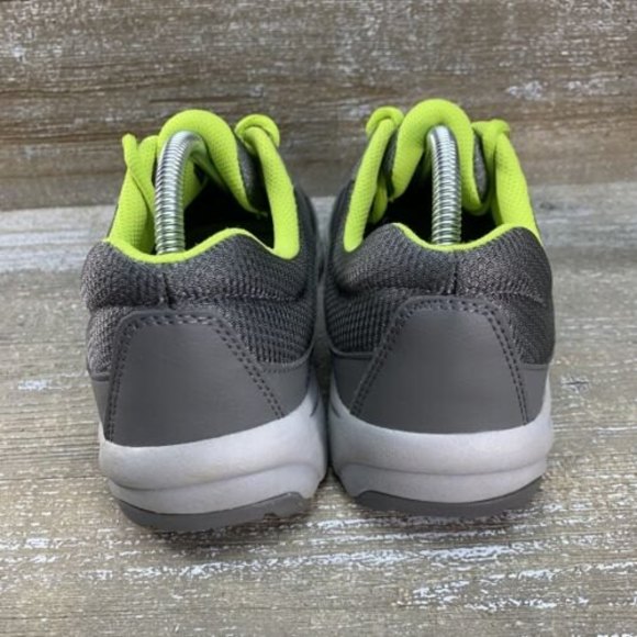 Vionic Kona Womens Size 6.5 Walking Shoes Gray Green Low Top Lace Up Sneakers - Picture 3 of 10